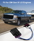 VVT To Non-VVT Camshaft Sensor Adapter For GM Gen 4 LS Engines High-Temp Signal Harness Plug Vibration-Resistant Connector Keeps Accurate Readings Under Heat And Rough Driving, black wire adapter
