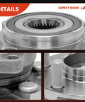 Close-up of heavy-duty 2 Front Wheel Bearing And Hub Assembly Set 5 Lug Compatible With Subaru Outback 2005 2014 And Legacy 2005 2014