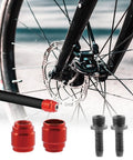 Brake Olive Connecting Insert Kit For SRAM Avid Hydraulic Disc Brake Hose with caliper and bike wheel detail