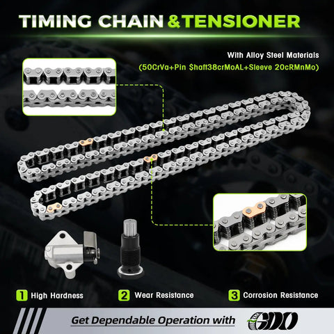 Audi Timing Chain Kit With EA888 Valve Cover Gasket For 2.0T Engines Fits 2008-2017 Q5 A4 A5 A6 1.8T 2.0T And Volkswagen