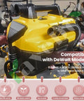 Replacement Hose Assembly And Vacuum Hose Attachment Kit for DCV580 DCV581H Series Vacuums with hose attached to yellow vacuum