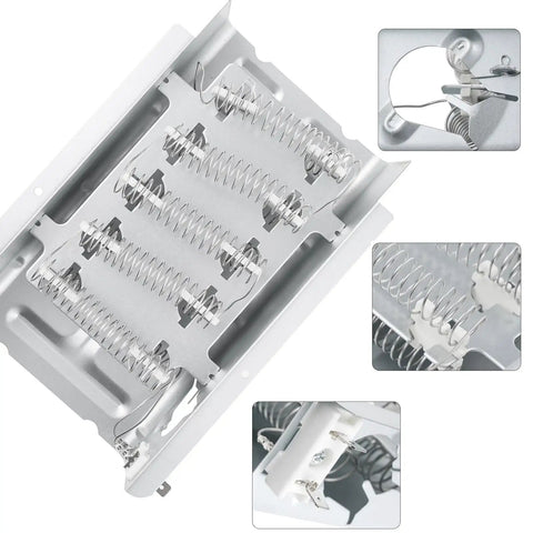 Dryer Heating Element Kit For WED4850HW0 WED49STBW1 WED4900XW0 WED4950HW0 WED4800XQ0 WED4800XQ1 WED4616FW0 Replacement Upgrade 279838