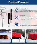 Beefy Heavy Duty Ice Fishing Shelter Tie Down Kit 24260 with features on ice anchors, straps, and shelter setup