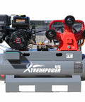 13.0HP Horizontal Gas Powered 30 Gallon Tank Air Compressor With 3 Cylinder Engine For Service Truck Mounts Workshop And Construction Sites