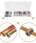 Heavy Duty M6 Hex Socket Head Cap Screws And Barrel Nuts Set For Furniture Fixing And Do It Yourself Projects, 49 Pieces