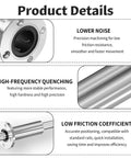 Product details for Two Pack LMF10LUU Round Flange Linear Ball Bearings Built Tough For Smooth Operator Glide On Ten Millimeter Shafts.