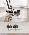 IFLOOR 3 robot vacuum on wet floor with separate metal axle caster wheels, Caster Wheel Replacement For Floor 3 S3 Breeze And IFLOOR 3 Robot Vacuum