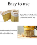 Professional Grade Yellow Nylon Strip Vacuum Brush For CNC Router And Milling Machine Solid 1M X 100Mm in use applying dust cover.