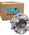Rear Wheel Bearing And Hub Assembly Fits 2008 2009 Mitsubishi Lancer With Rear Disc Brakes Also Fits 2010 2015 2016 2017 FWD Models And 2011 2012 Outlander Sport Replacement Kit Direct Fit DIY Friendly shown with packaging