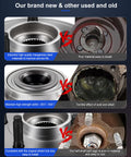 Front Wheel Hub Bearing Assembly For 2002 2006 Dodge Ram 1500 5 Lug With ABS Direct-Fit Drop-In Replacement OE Quality Built To Match Factory Specs And Smooth ABS Sensor Integration 515073 shown with comparisons of materials and durability against used versions.