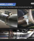 Heavy Duty 2.5 Inch Stainless Steel Narrow Band Exhaust Clamp O Type Clip for Mufflers and Pipes installation