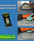 Universal 5 Gallon Oil Spill Kit With Absorbent Pads Socks Gloves And Disposal Bags used on factory floor spill cleanup