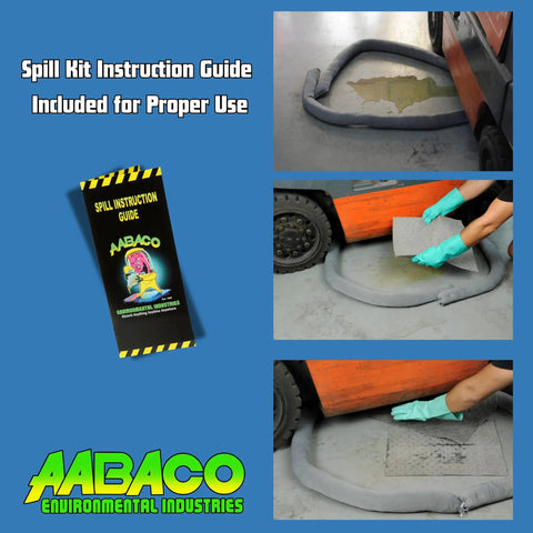 5 Gallon Spill Kit In A Portable Bucket With Secure Lid For Fast Spill Response In Trucks And Job Sites Chemical And Oil Containment With Universal Absorbents Durable Ready To Roll On The Go Kit For Industrial Use.