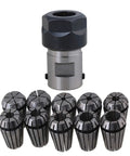 ER16 Extension Rod CNC Spindle Tool Set with Chucks Holder and 10 Piece Spring Collets for Workholding, high rigidity precision components