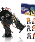 Bipedal Robot Kit For Teens And Adults ESP32 Arduino Based STEM Coding Toy DIY Robotics Project For Ages 12 To 16 Hands On Learning Electronics Programming And Engineering With Easy Assembly, black acrylic robot