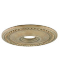 Wingate Ceiling Medallion Hand Painted Antique Silver Leaf 1.5H By 20Dia Transitional Decor