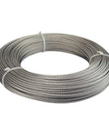 Durable 150 Ft 1/8 Inch Stainless Steel Cable Railing Kit With 7x7 Wire Rope For Indoor Outdoor Decks Hanging Applications Heavy Duty Hardware