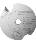 Badass Scorer Plunge Saw Delivering Smooth Tear Free Cuts On Veneer And Laminated Sheets With Diamond Scoring Blade, 47mm size.