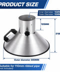 Bad Boy Stainless Steel Fume Extractor Crafted To Tackle Thick Welding Fumes And Shop Grime While Keeping The Garage Smelling Fresh Throughout Heavy Duty Ops, dimensions shown.