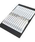Capacitor Sample Kit For Engineers And Students, 84 Value Types With 50 Pieces Each, Total 4200 Capacitors, Ceramic Caps Book featuring labeled pages