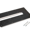 Signature Series Metal Fabrication Plate Bead Roller Table With Textured HPDE Top and countersunk hardware, top view