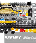 Massive 844Pcs Pin Gears Axles Set For RC Cars And Tanks, compatible with mainstream brands, laid out showing components.