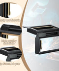 2 Pack Flip Front Adapters for Welding Helmets with sturdy black clip-on design and durable plastic material, shown in use.