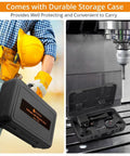 Pro Grade 0-1 Inch And 0.001 Inch Dial Indicator Kit With Magnetic Base And Case, durable storage case and CNC setup