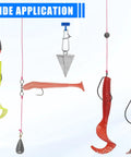 77 Piece Fishing Weights Sinkers Kit With Split Shot Bullet Pyramid Egg And Drop Shot Weights Assorted Sinker Set