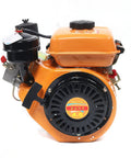 Side view of a 3HP 196CC Horizontal Diesel Engine 4 Stroke 3000RPM Single Cylinder Air Cooled Built For Irrigation And Drainage
