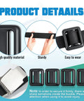 Image showing 4 Pcs 2.2 Lb Dive Weights Belt For Scuba Diving With Coated Weights Nylon Belt And Metal Quick Release Buckle details