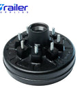 Beef Up Your Trailer With This 7K Brake And Drum Kit 8 lug drum hub with bearings fits Dexter axles