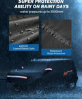 Bronco 4 Door Car Cover 2021 2026 Waterproof All Weather Protection With Zipper Entry And Anti Theft Lock UV Resistant Windproof