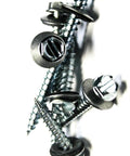 Assorted view of Three Thousand Pack 8x1-1/2 Inch Hex Head Sheet Metal Screws With Neoprene Washer Roofing Screws Multi Purpose Hardware Fastener