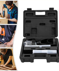 Heavy Duty Drill Press Mortising Attachment Kit With Four Precision Chisels And Steel Rings Hella Tough Woodworking Mortiser Tool in case