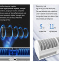 Heavy Duty Wall Mount Air Curtain With Dual Speed Remote Fast Hot And Cold Airflow blocks drafts with 105mm crossflow bearing impeller.