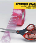 All Purpose Precision Scissors For Everyday Crafting And Office Tasks, Stainless Steel Blades Deliver Sharp Long Lasting Cuts