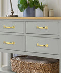Bow Shaped Gate Handles Set Of Four Metal Pulls For Wardrobes Cupboards Fences Garage Doors And Cabinets Easy Install Furniture Knobs With Included Screws on gray cabinet