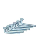 Heavy Duty Pallet Rack Safety Drop Pin Round Top Hat Three Quarters Inch Pin With 0.300 Inch Width And 3.025 Inch Height Beam Lock