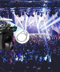 Concert lighting setup with Five Pack Stainless Steel Safety Cables For Lighting Luggage Garage Doors And Cameras 20 Inch Long Load Rated Up To 88 Lbs Per Cable Easy Install Security Wire Set