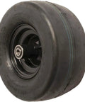 Rock Solid Caster Wheel Setup Fits Hustler Raptor X54 And XL54 Mowers with 11X6 pneumatic tire and sealed bearings.