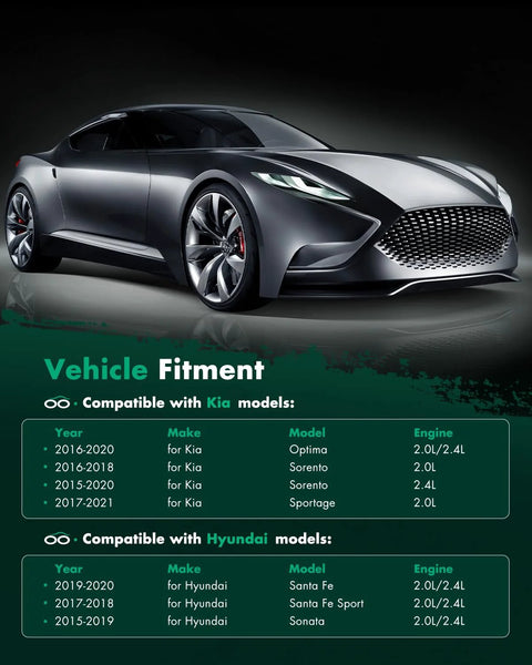 Car model compatible with Alternator Replacement For Hyundai Sonata 2015 2019 Santa Fe 2019 2020 Santa Fe Sport 2017 2018 Kia Optima