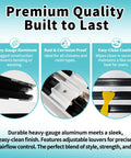Features of 12x6 Adjustable Decorative AC Vent Cover For Wall Or Ceiling Clean White Air Register Non Load Bearing