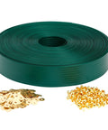 Dark Green PVC Fence Slats For Privacy 1.8 Inch By 246 Feet Privacy Fence Plastic Strips With Brass Fasteners Outdoor Fencing And Garden Cover DIY Ready Weave Installation