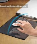 11 Pack Mouse Pads With Reinforced Stitching Edges Washable Non Slip Rubber Base 0.12 Inch Thick Smooth Surface Black