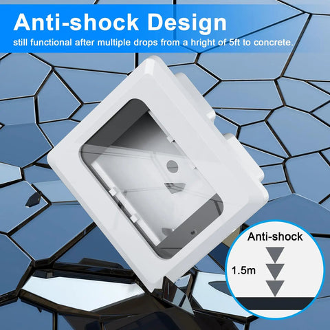 Embedded Barcode Scanner With NFC Reader 1D 2D QR Code Module TTL Interface for Access Control shown with anti-shock design