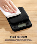 Super Handy Digital Food Scale For Kitchen With Grams And Ounces Readout 11 Pound Capacity 0.5 Gram Increments LCD Tare cleaned