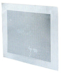 Self Adhesive Drywall Repair Patch 12x12 Inch With Fiber Mesh Over Galvanized Plate, Adhesive Backed, Easy To Install, Patch Up Holes Fast