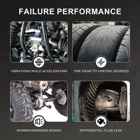 Failure performance issues with Rear Differential Assembly For Honda TRX420 Rancher And TRX500 Foreman 2014 2015 2016