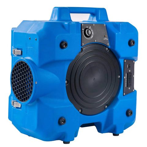 Blue Workhorse 500 CFM HEPA Air Purifier and Negative Air Scrubber with rotomolded plastic housing